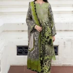 CCW6-10 Charizma Embroidered Linen Suit with Irish Linen Shawl