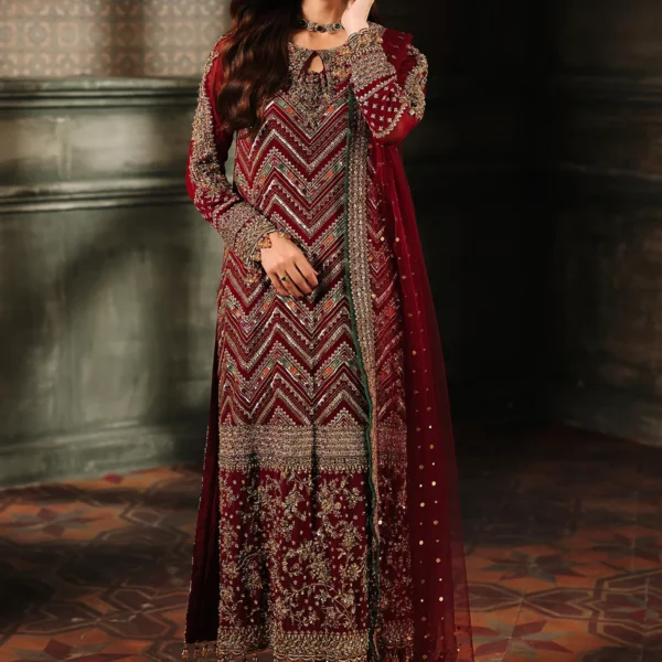 Exclusive DJW5-03-4-PC Charizma Premium Chiffon Suit – Dastan-e-Jashan Vol 01