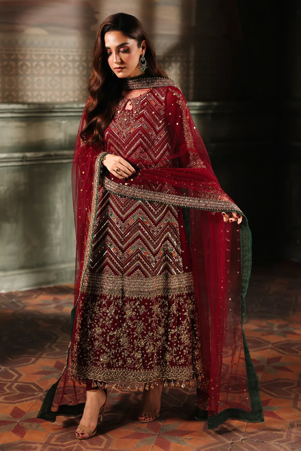 Exclusive DJW5-03-4-PC Charizma Premium Chiffon Suit – Dastan-e-Jashan Vol 01