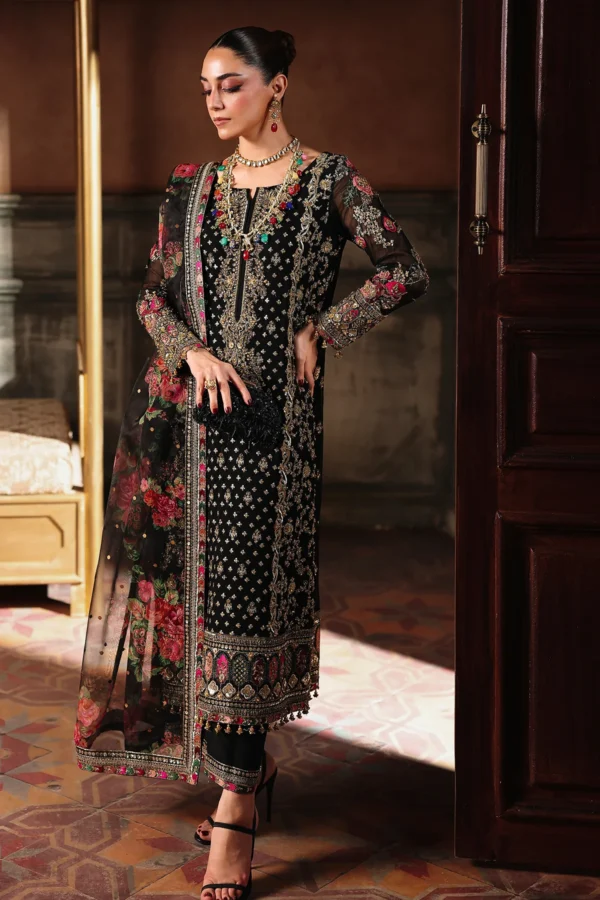 DJW5-05-4-PC Charizma Premium Chiffon Suit – Dastan-e-Jashan Collection