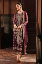 DJW5-07-4-PC Charizma Premium Chiffon Suit – Dastan-e-Jashan Collection, bridal wear