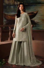 Zarif Premium Chiffon ZRF-PRC-02 ETHEL – Unstitched 3PC, Pakistani designer outfit UK