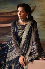 Zarif Premium Chiffon Suit ZRF-PRC-06 FELICIA – Unstitched 3PC Pakistani Designer Outfit UK, sleeves design