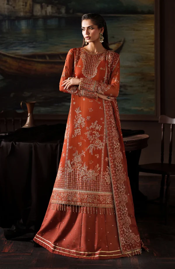 Zarif Premium Chiffon Suit ZRF-PRC-07 ELEONORE | Unstitched 3PC – UK