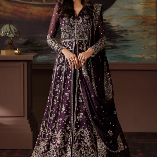 Zarif Premium Chiffon ZRF-PRC-01 IRELEEN - Unstitched 3PC Pakistani designer outfit