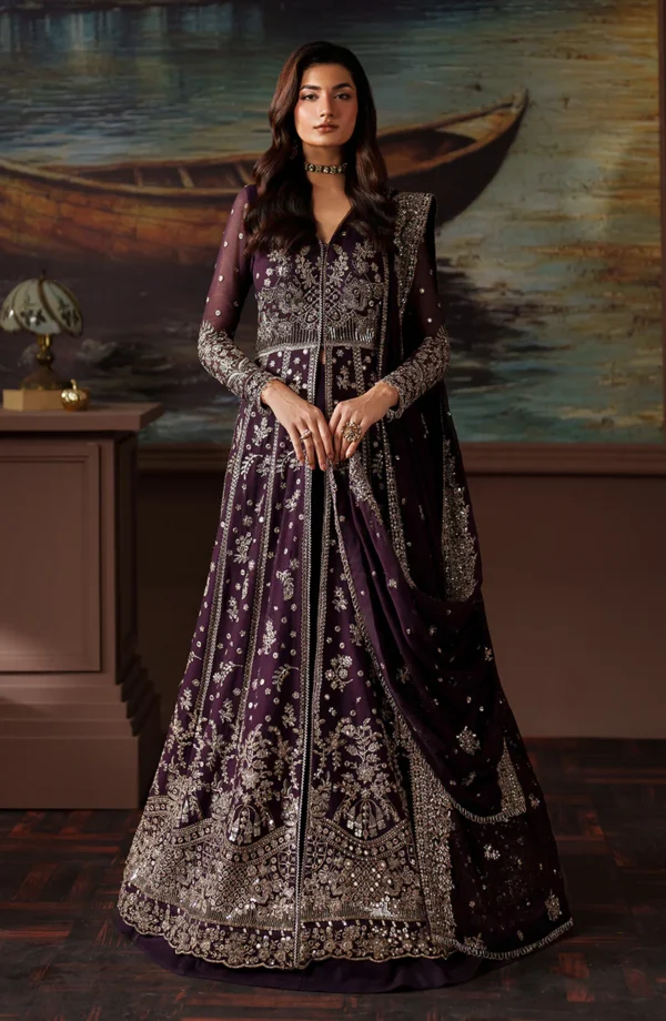 Zarif Premium Chiffon ZRF-PRC-01 IRELEEN - Unstitched 3PC Pakistani designer outfit