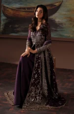 Zarif Premium Chiffon ZRF-PRC-01 IRELEEN - Unstitched 3PC bridal gown dress pakistani