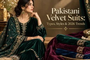 Pakistani Velvet Suits: Types of velvet, Styles & 2026 Trends