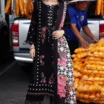 Charizma 3-Piece Unstitched Shawl Collection PSW5-07 - Embroidered Peach Leather with Printed Wool Shawl.