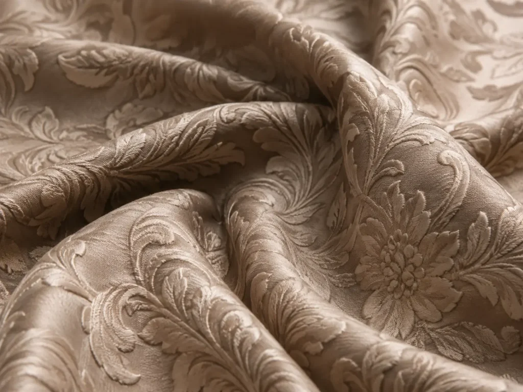 Embossed velvet