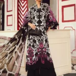 M.Prints Fall Edit MPT-2704-B embroidered cambric salwar kameez and dupatta in black