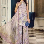 M.Prints Fall Edit MPT-2708-A embroidered cambric salwar kameez and dupatta in lilac