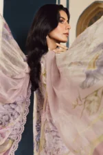 M.Prints Fall Edit MPT-2708-A embroidered cambric salwar kameez and dupatta in lilac