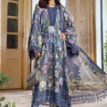 M.Prints Fall Edit MPT-2708-B embroidered cambric salwar kameez and dupatta in lilac
