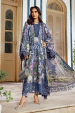 M.Prints Fall Edit MPT-2708-B embroidered cambric salwar kameez and dupatta in lilac