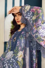 M.Prints Fall Edit MPT-2708-B embroidered cambric salwar kameez and dupatta in lilac