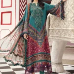 M.Prints Fall Edit MPT-2710-B embroidered cambric salwar kameez and dupatta in mustard