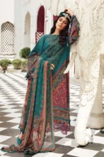 M.Prints Fall Edit MPT-2710-B embroidered cambric salwar kameez and dupatta in mustard