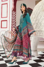 M.Prints Fall Edit MPT-2710-B embroidered cambric salwar kameez and dupatta in mustard