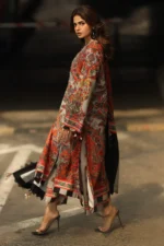 Charizma C-Prints 3-Piece Printed Linen Suit | CPW5-12 – Pakistani Designer Outfit for Winter Wear