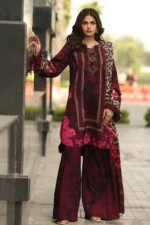Charizma C-Prints 3-Piece Printed Linen Suit | CPW5-16 – Designer Pakistani Outfit for Winter Wear