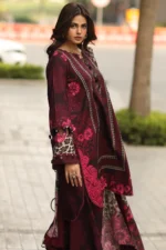 Charizma C-Prints 3-Piece Printed Linen Suit | CPW5-16 – Designer Pakistani Outfit for Winter Wear