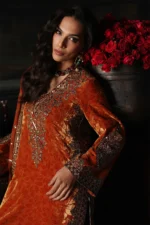 Charizma Signora Unstitched Embroidered Velvet Palachi CVT5-12