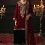 Charizma Signora Unstitched Embroidered Velvet Palachi CVT5-15