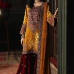 Charizma Signora Unstitched Embroidered Velvet Palachi CVT5-16, Fabric for UK winters