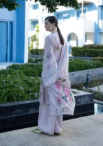 Elaf Unstitched Lawn Prints '26-EPN-4B DOLL ME UP pastel floral digital lawn suit with voile dupatta and cambric trouser, back side