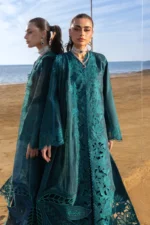 Rang Rasiya Embroidered Lawn Suit 2026 | AYLEEN with embroidered lawn shirt, organza cutwork details and textured dupatta, front look