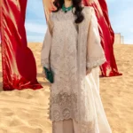 Rang Rasiya Embroidered Lawn Suit 2026 | MAYEL - unstitched 3-piece lawn suit with organza embroidery