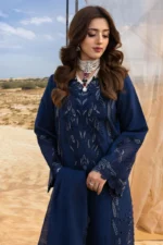 Rang Rasiya Embroidered Lawn Suit 2026 | NATALIA featuring embroidered lawn shirt with organza borders and embroidered dupatta, shirt neck