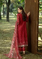 Elaf Premium Chikankari Lawn ERC-1B MARJAAN embroidered lawn suit with chiffon dupatta