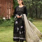 Elaf Premium Chikankari Lawn ERC-4A KOYAL 3 piece unstitched lawn suit with chiffon dupatta