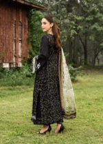 Elaf Premium Chikankari Lawn ERC-4A KOYAL 3 piece unstitched lawn suit with chiffon dupatta, backside