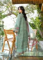 Elaf Premium Chikankari Lawn ERC-4B NAYAB 3 piece unstitched lawn suit with chiffon dupatta, backside