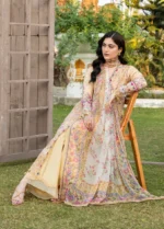 Elaf Premium Chikankari Lawn ERC-5B KHUSHEE 3-piece unstitched lawn suit with chiffon dupatta, front look