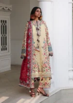 Hussain Rehar Unstitched Lawn Eid Edit-Zubdah embroidered 3 piece Pakistani designer lawn suit UK