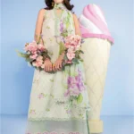Maria B M Basics Spring Summer Unstitched Lawn-15b Mint 3-piece embroidered & printed lawn suit UK
