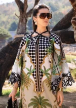 Maria B M.Prints unstitched embroidered Lawn 26-5A, front