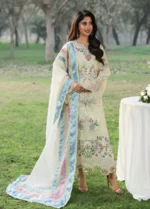 Sardinia - Tales of Petals - Luxury Lawn Suit - DAISY DREAM, front look