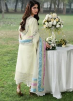 Sardinia - Tales of Petals - Luxury Lawn Suit - DAISY DREAM, back