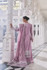 Sobia Nazir Unstitched Lawn Eid Edition-11b printed embroidered lawn front, back & sleeves with cotton trouser UK