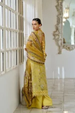 Sobia Nazir Unstitched Lawn Eid Edition-12b embroidered lawn suit with cotton trouser and net dupatta UK