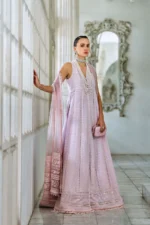 Sobia Nazir Unstitched Lawn Eid Edition-1b embroidered lawn suit with net dupatta for Eid in UK
