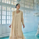 Sobia Nazir Unstitched Lawn Eid Edition-3a embroidered lawn suit with net dupatta & cotton trouser UK