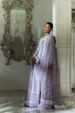 Sobia Nazir Unstitched Lawn Eid Edition-7a bead embroidered lawn suit with net dupatta UK