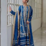 Sobia Nazir Unstitched Lawn Eid Edition-8a embroidered lawn suit with cotton trouser & chiffon dupatta UK