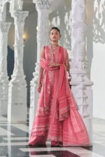 Sobia Nazir Unstitched Lawn Eid Edition-8b embroidered lawn suit with cotton trouser & chiffon dupatta UK
